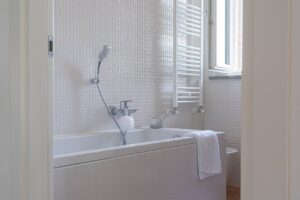 Fenêtre dans une douche